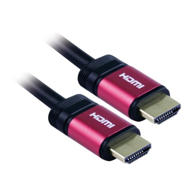 APM HDMI-kaapeli - Nopea Ethernet - 4K x 2K - 1,8 m - Musta Svart