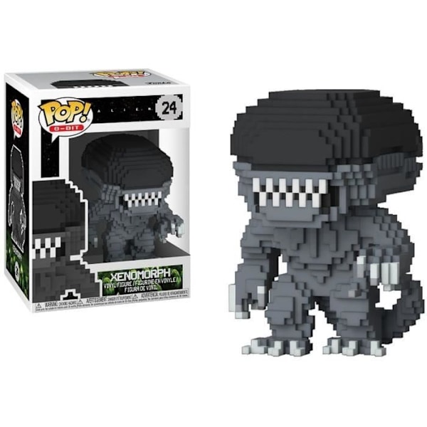 Figur - FUNKO - 8-bit Alien Covenant: Xenomorph - 10 cm - Svart - Unisex