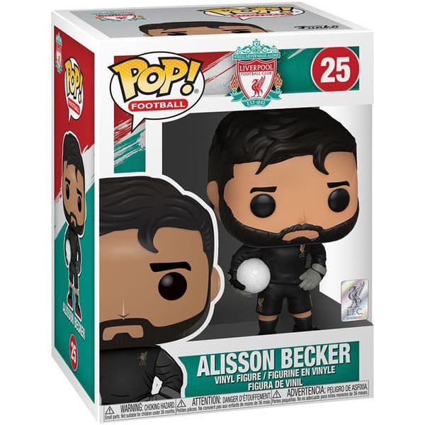 Funko - Jalkapallo - POP! Alisson Becker (Liverpool) 9 cm