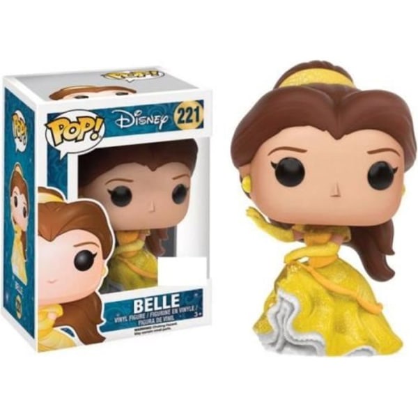 Funko - Disney Figure - Belle Ball Gown Sparkle Excluded Pop 10cm