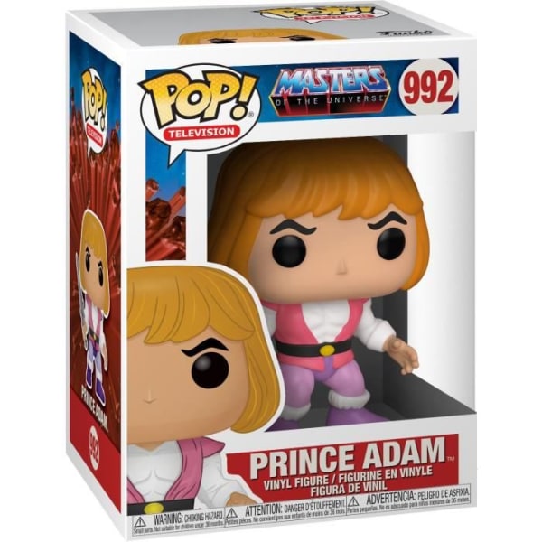 Funko pop! Animation: MOTU- Prins Adam Prins Adam