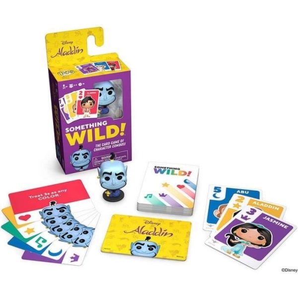 Funko Something Wild Card Game Aladdin - FUNKO varumärke - Kortspel - från 6 år och uppåt