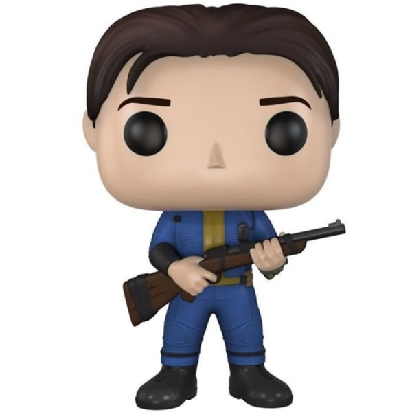 Funko pop! Fallout: Sole Survivor - FUNKO - Pop! Spil - Blandet - Indendørs - Blå - 10 cm Ensam överlevare