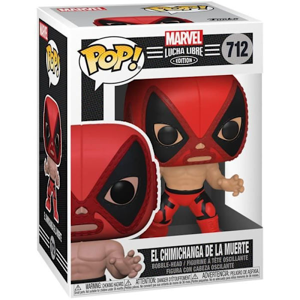 Funko Pop! Marvel - Luchadores - Deadpool Flerfärgad