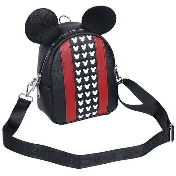 Rygsæk - Loungefly - Mickey & Minnie Mouse - Imiteret læder - Sort/Rød - Voksen svart röd