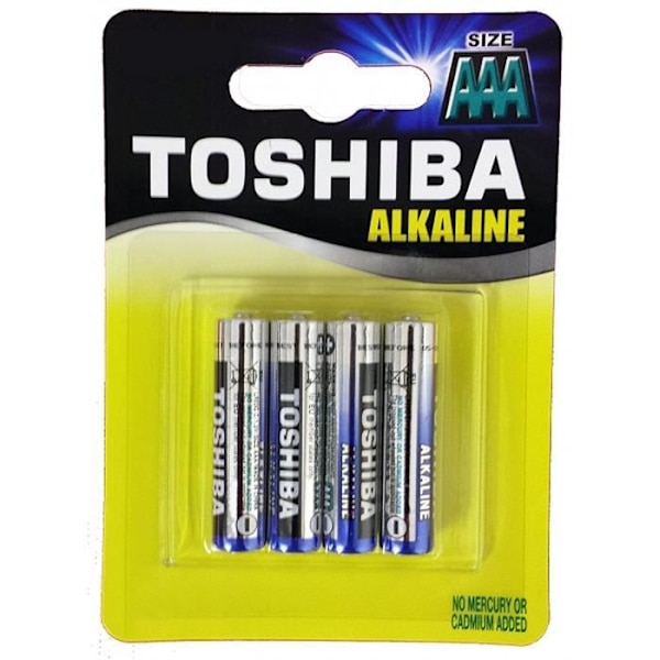TOSHIBA alkaliparistot AAA LR03 - (4 kpl pakkaus)