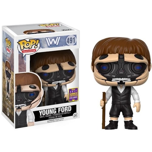 Funko Pop! Westworld: Young Ford Brunt, svart och vitt