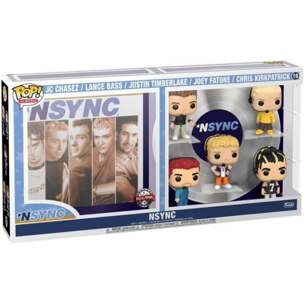 Funko Pop! Deluxe-albumit: Nsync - Jc Chasez, Lance Bass, Justin Timberlake, Joey Fatone, Chris Kirkpatrick Nsync (erikoispainos)