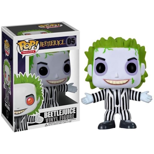 Funko Pop! Beetlejuice - Beetlejuice - Bobble Head - 10 cm skalbaggsjuice