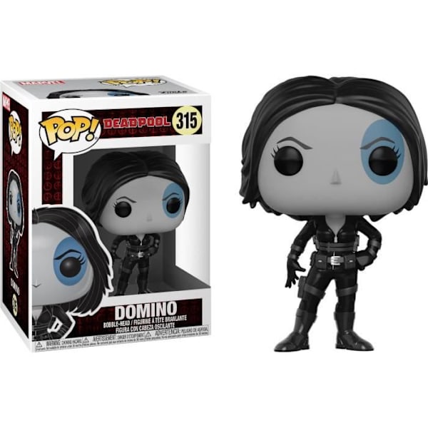 Figuuri - Funko Pop! - Deadpool Parody: Domino - 9 cm - Punainen - Lapsille