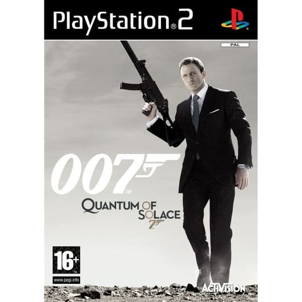 JAMES BOND QUANTUM OF SOLACE / PS2 KONSOLSPEL -