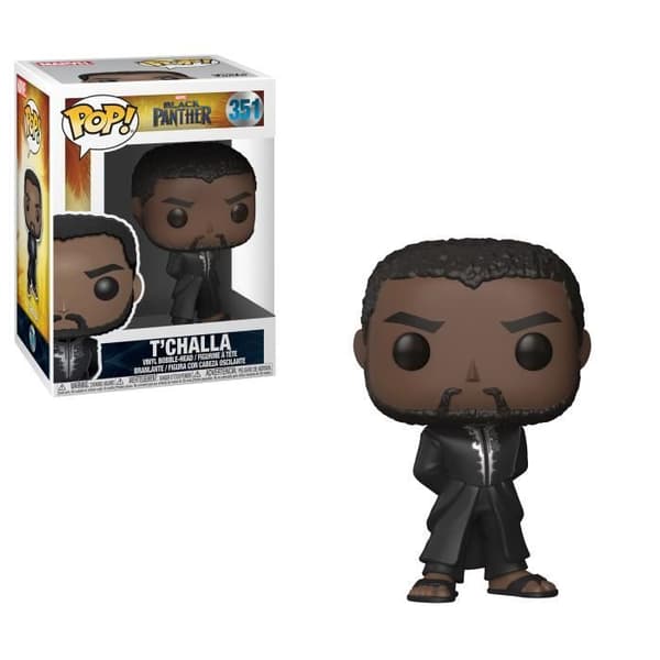 Figurine - Funko - Black Panther - Ikonisk kappe - Sort - Til børn