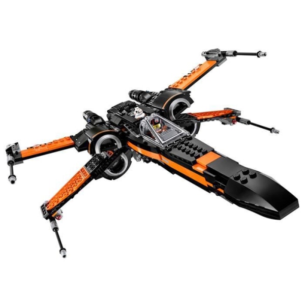 Rakennuslelu - LEGO - 75102 - Star Wars - Poen X-siipi - 751 osaa - 6-vuotiaat ja sitä vanhemmat Flerfärgad