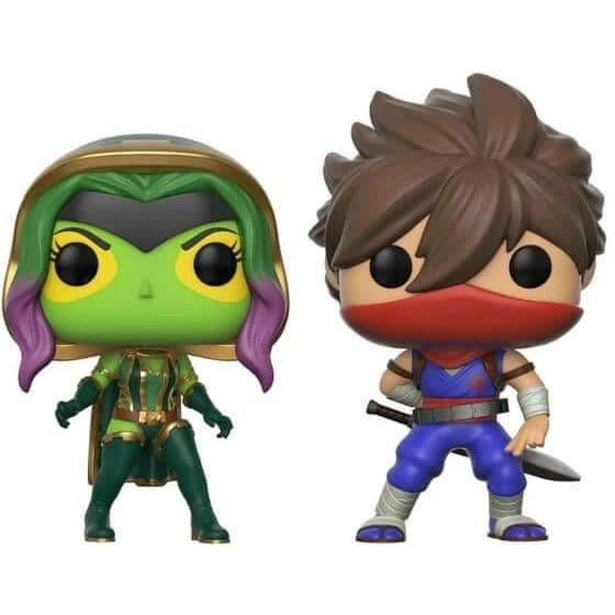 Figuriner Funko Pop! - Marvel - Gamora VS Strider - 10 cm - Set på 2 - Mixad