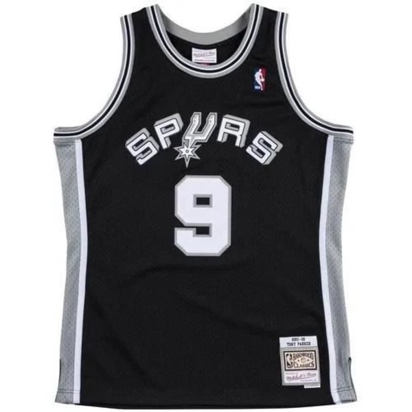 San Antonio Spurs Swingman Jersey - Svart/Svart - S svart/svart XL