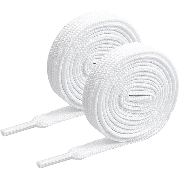 Flade træner snørebånd, 8mm brede sneakers snørebånd holdbare sports sko snørebånd udskiftning støvle snørebånd til mænd kvinder voksne børn gåture løb