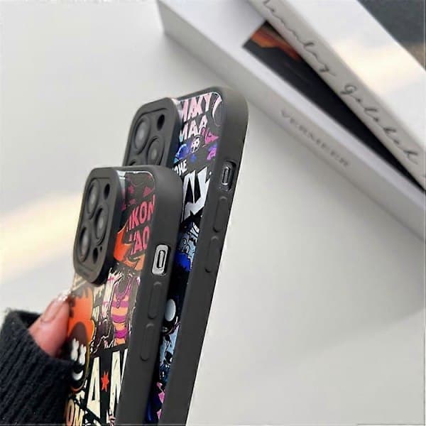 Flytende Angel Eyes Comics TPU Mobil Deksel for iPhone 15