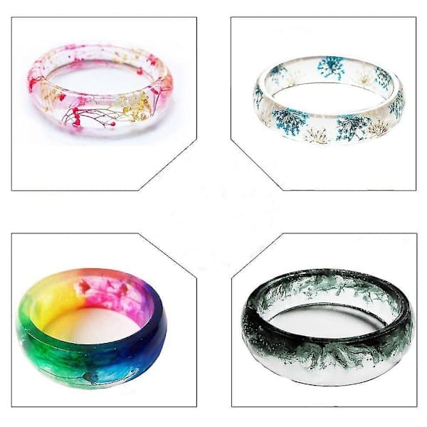 stk Silikonformer Runde for Armbånd Smykker Laging DIY