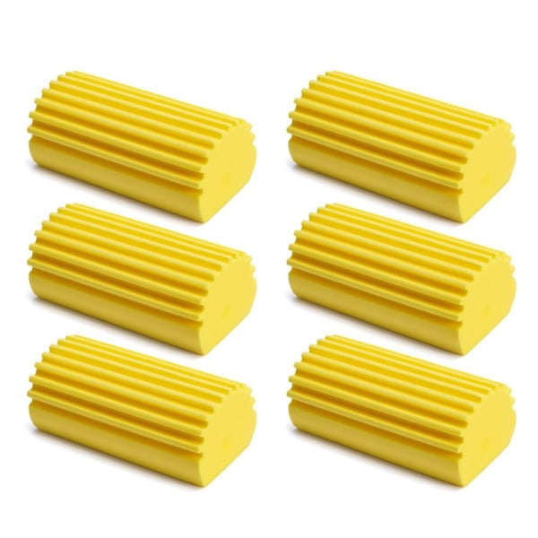 Magisk støvrengjøringssvamper Våt rengjøring støvsvamp Yellow 2 Pcs-2 Pcs