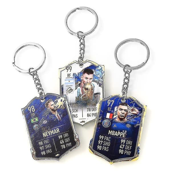 Fodboldklub Nøglering VM Akryl Vedhæng keychain neymar 98