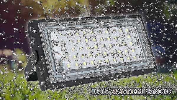 50W Udendørs LED Floodlight, Vandtæt IP65 Cool White