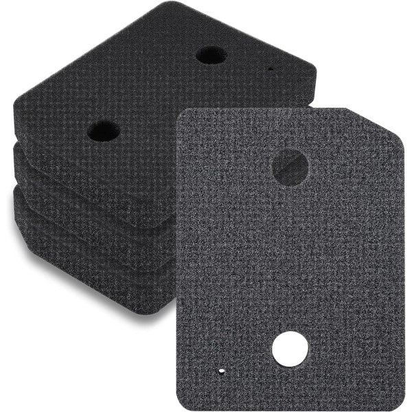 4-paknings skumfilter kompatibelt med Miele T1-seriens varmepumpetørketrommel, reservedeler for tåkick-filter 9164761