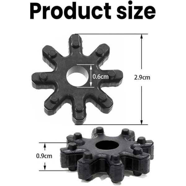 Sett med 4 rattstammekoblinger 563152K000FFF, plastbuffere for bilens styremotor
