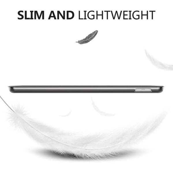 Skyddsfodral kompatibelt med iPad 9:e/8:e/7:e generationen (2021/2020/2019), med matt bakre stativ för 10,2\" iPad, grå