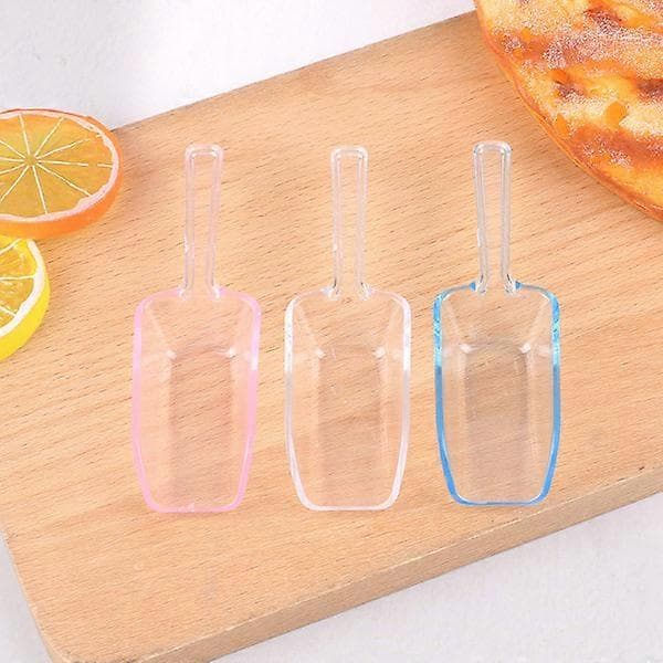 6 st Mini plastskopor Transparent glasskopa för godis Transparent