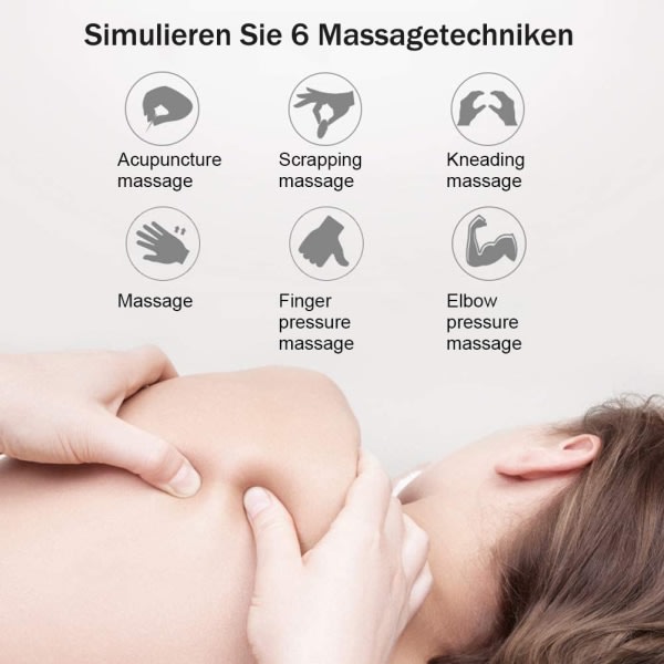 Cervical massasjeapparat, cervical massasjepute, EMS muskelstimulator