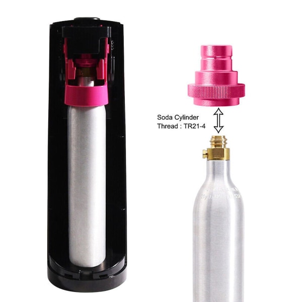 Quick Connect Co2-adapter til Sodastream vandsprinkler Duo Art, Terra, Tr21-4 Ft