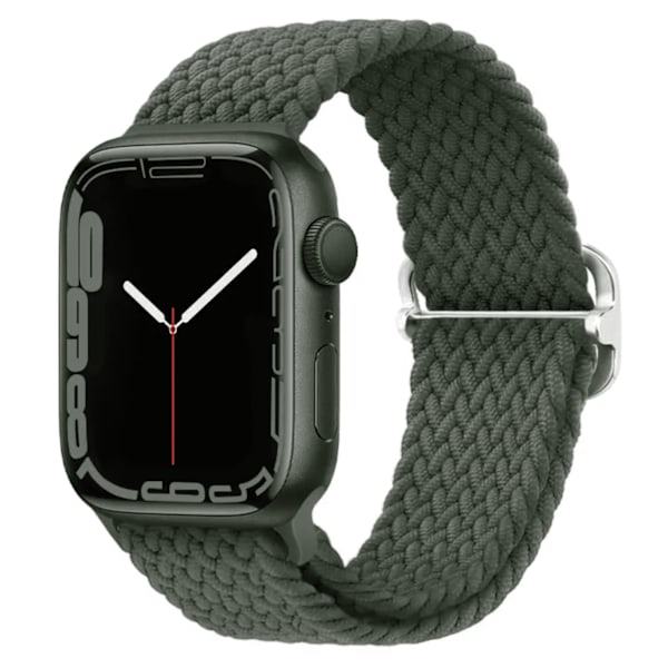 Elastisk armbånd vævet Apple Watch 38mm / 40mm / 41mm - SORT