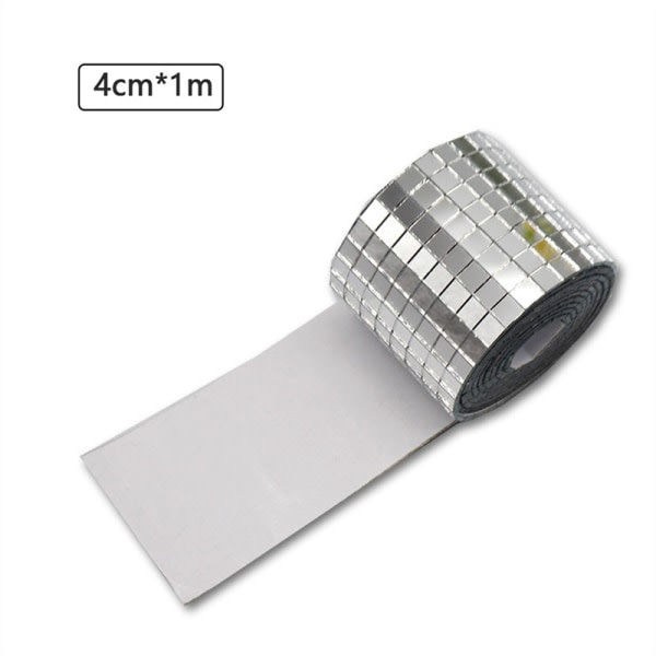 DIY-lasipeili tarrat seinätarrat itseliimautuvat Silver