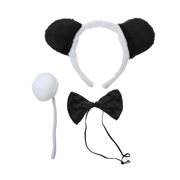 3 stk. Sjove Panda Haler