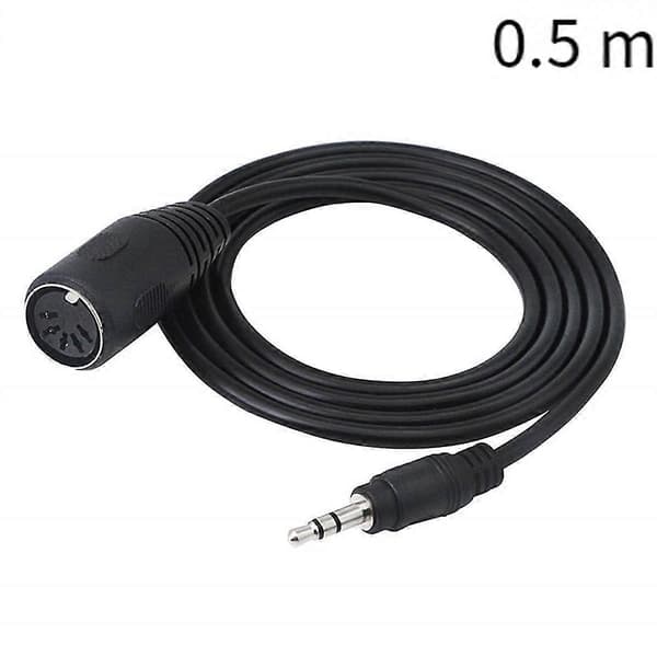 2-pack Typ-A MIDI till 3,5 mm adapter 20 tum kabel, ljudledning