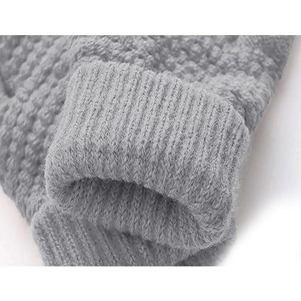 Strikkede handsker Super bløde touchscreen handsker Vinter unisex