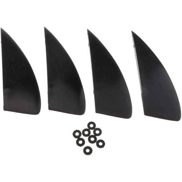 4 X Kiteboard Fin Spares, Gummipakninger Og Inkludert, 48 X 13,4mm