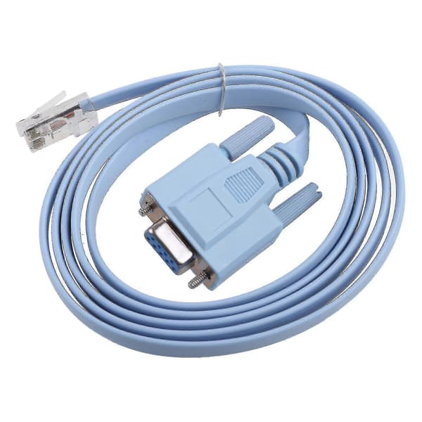 1,5 m/59\"\" Db-9 til Rj45 konsolkabel Cisco enhedsstyring seriel adapter