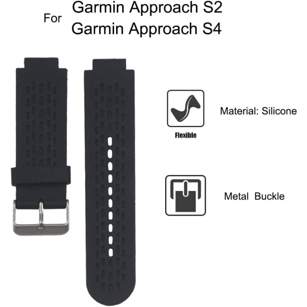 S2/S4 Remband, Ersättningstillbehör Mjukt silikon Sportarmband Armband