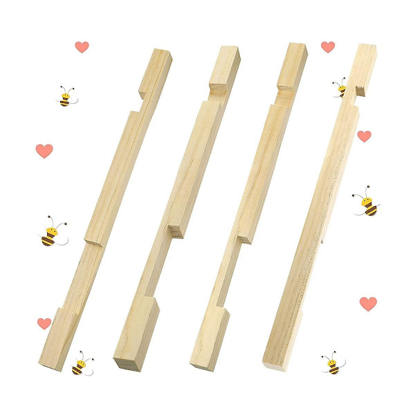 4-pack bikupa entréreducer trä entréskydd biodling bi för biodling