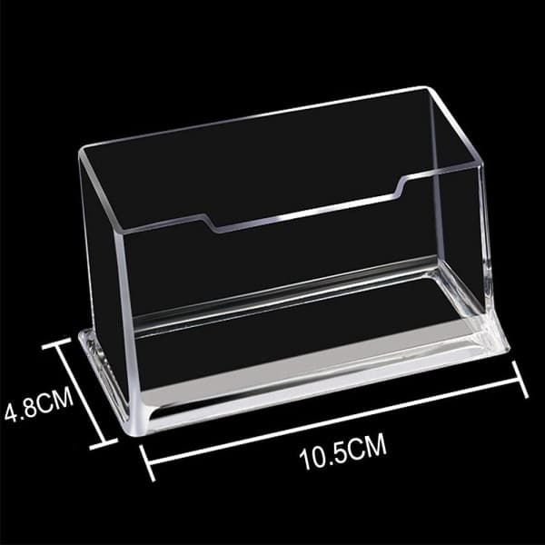 2 stk. Akryl Visitkort Holder Lille, Visitkort Holder