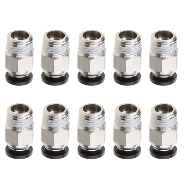 3D-printerdeler 10 stk sett PC4 01 M10 V6 Pneumatisk hurtigkobling J-hode