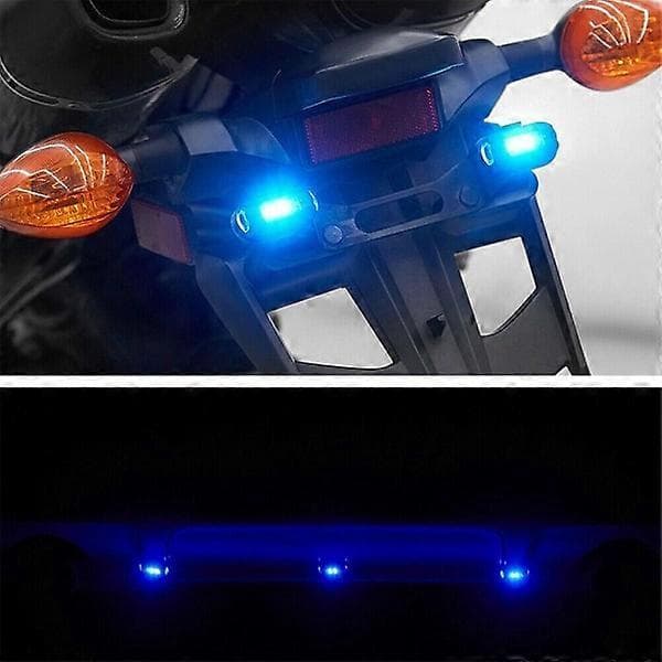 8 farger LED Strobelys Flylys Yellow and Black 2Pcs