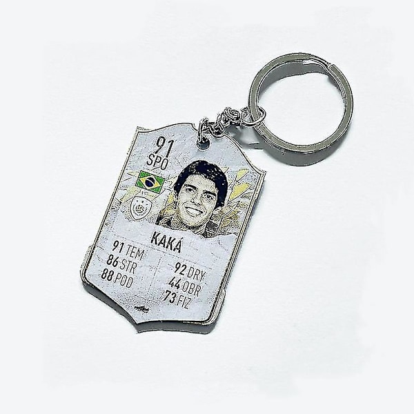 Jalkapallojoukkueen avaimenperä MM-kisat akryyliriipus Keychain De Bruyne 96