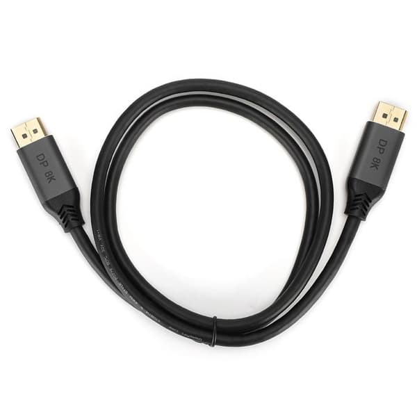DisplayPort til DisplayPort-kabel, 1.4 8K 240Hz lyd-videokabel, 1M, til PC og TV