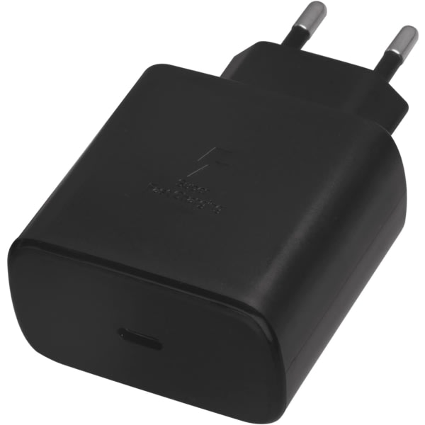45W USB Type-C hurtig ultra-rask vegglader for Samsung svart