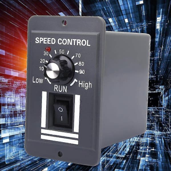 DC 12V 24V 36V 48V 10A PWM Motorhastighetskontroller Reversibel Bryter Regulator Kontroll Fremover Rotasjon