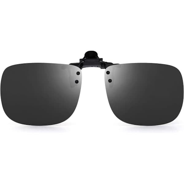 Polariserade Clip-On Solglasögon Ramlösa Uppfällbara Linser