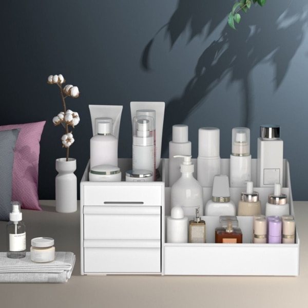 Makeup Organizer Skrivebordsarrangør White