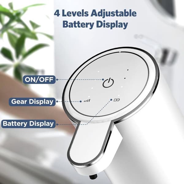 Automatisk sæbedispenser, 380 ml sæbedispenser med infrarød bevægelsessensor, USB genopladelig, IPX5